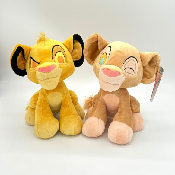 Disney The Lion King 30th Anniversary Simba & Nala Plush Stuffed Toy Set NEW - Picture 8 of 8